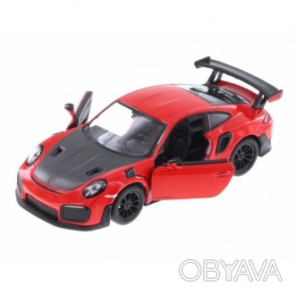 Металева машинка KINSMART KT5408W 1:36 PORSCHE 911 GT2 RS інерційна-колекційний . . фото 1