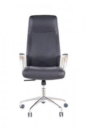 
Крісло поворотне Q-321 чорна екошкіра : стильна і сучасна модель від меблевої к. . фото 3