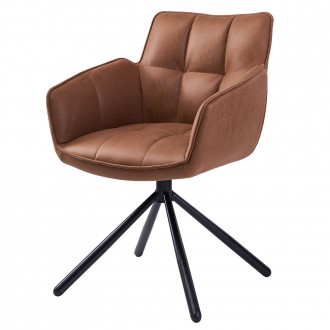 
Кресло поворотное Wang коричневый Элегантное стильное кресло для комфортного вр. . фото 2