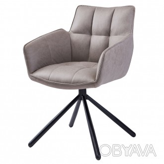 
Кресло поворотное Wang серебряная лиса Элегантное стильное кресло для комфортно. . фото 1