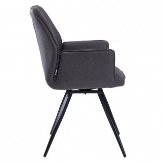 
Galaxy крісло поворотне вугільний сірий : стильна і сучасна модель від меблевої. . фото 3
