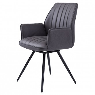 
Galaxy крісло поворотне вугільний сірий : стильна і сучасна модель від меблевої. . фото 2