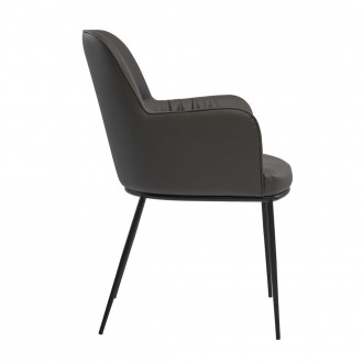 
Sheldon крісло екокожа сірий графіт : стильна і сучасна модель від меблевої ком. . фото 4