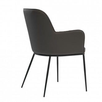 
Sheldon крісло екокожа сірий графіт : стильна і сучасна модель від меблевої ком. . фото 5