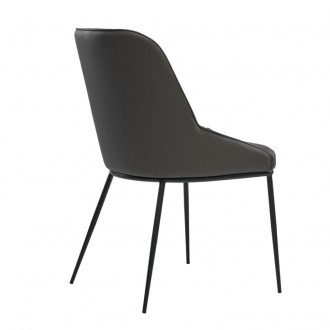 
Sheldon стілець екокожа сірий графіт : стильна і сучасна модель від меблевої ко. . фото 5
