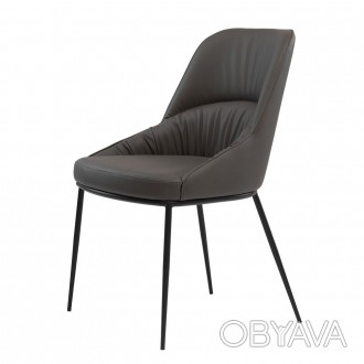 
Sheldon стілець екокожа сірий графіт : стильна і сучасна модель від меблевої ко. . фото 1