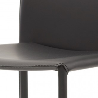 
Обзор полубарного стула Grand (Гранд), цвет серый антрацит Полубарный стул Gran. . фото 3