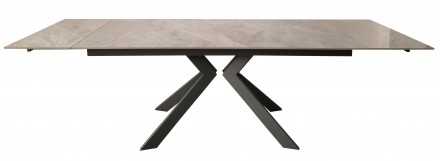 
Swank Light Grey стіл обідній кераміка 90X180(260) Сірий : стильна і сучасна мо. . фото 2