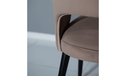 
Стілець Байрон сидіння тканина 550x450x800 какао : стильна і сучасна модель від. . фото 5