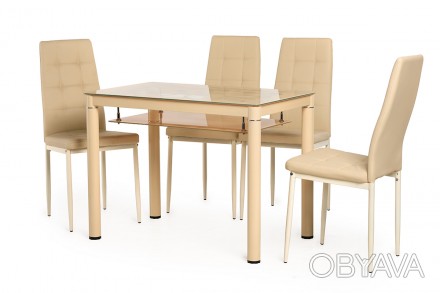
Обідній стіл Т-300-2 кремовий 60x100 : стильна і сучасна модель від меблевої ко. . фото 1