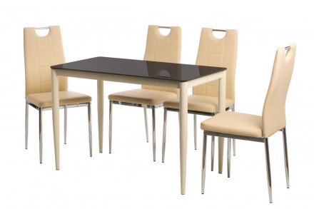 
Обідній стіл Т-300-11 шоколад 60x110 : стильна і сучасна модель від меблевої ко. . фото 4