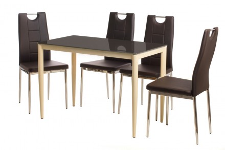 
Обідній стіл Т-300-11 шоколад 60x110 : стильна і сучасна модель від меблевої ко. . фото 2