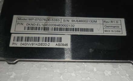 Клавіатура з ноутбука ASUS X5DAD MP-07G76D0-5283 04GNV91KGE00-2

Без пошкоджен. . фото 7