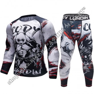 Купить Rashguard + леггинсы для детей. Рашгард с длинным рукавом Bear Cody Lundi. . фото 2