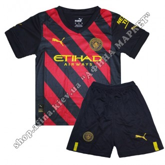 Футбольная форма для детей Манчестер Сити 2022-2023 Puma Away 115-125 см 203343. Київ. фото 1 Футбольная форма для детей Манчестер Сити 2022-2023 Puma Away 115-125 см 203343. Київ. фото 1