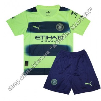 Футбольная форма для детей Манчестер Сити 2022-2023 Puma Third 115-125 см 203348. Київ. фото 1 Футбольная форма для детей Манчестер Сити 2022-2023 Puma Third 115-125 см 203348. Київ. фото 1