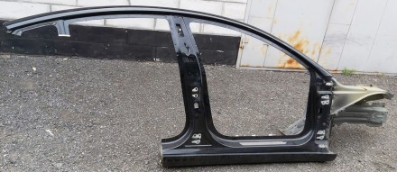 A/B strut body panel right PBSB with side member, glass, wing shelf Tesla model . . фото 2