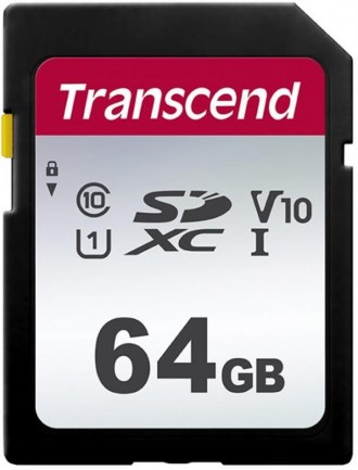 Карта пам`яті SDXC 64GB UHS-I/U3 Class 10 Transcend 300S 
 
Отправка данного тов. . фото 2