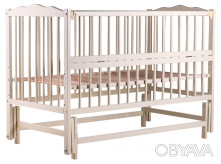 Кровать Babyroom Веселка DVMO-2 изготовлена из древесины бука, прочного и долгов. . фото 1