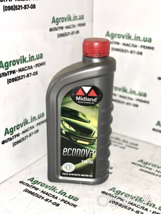 Midland ECONOVA 5W-30 – 100% синтетическое Long Life моторное масло, сочетающее . . фото 1