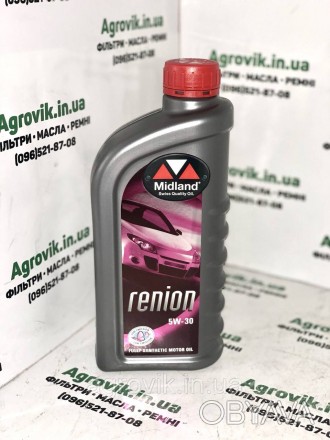  Midland RENION 5W-30 – 100% синтетическое Long Life моторное масло, которое соч. . фото 1