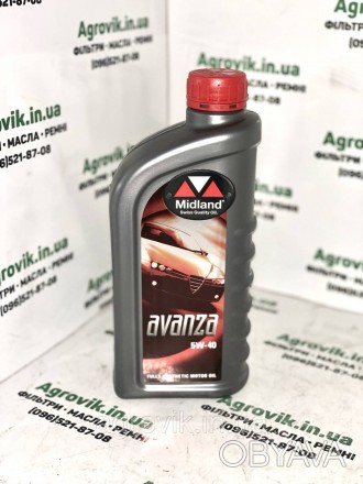 Midland AVANZA 5W-40 - синтетическое моторное масло сочетающее в себе высококаче. . фото 1
