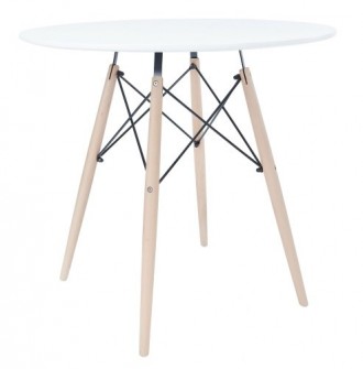 Сучасний круглий стіл LEOBERT TODI 100:
• позачасовий дизайн у поєднанні з ідеал. . фото 2