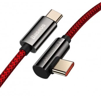 Кабель Baseus Legend Series Elbow USB-C-USB-C, 1м, Red 
 
Отправка данного товар. . фото 4