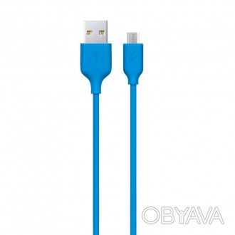 Кабель Ttec USB - мicroUSB 1.2м, Blue 
 
Отправка данного товара производиться о. . фото 1
