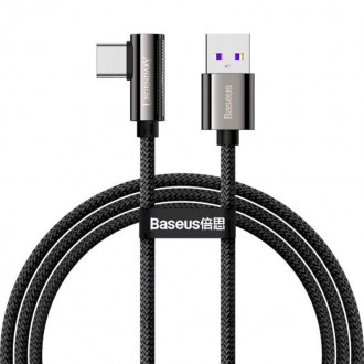 Кабель Baseus Legend Series Elbow USB-USB-C, 2м, Black 
 
Отправка данного товар. . фото 2