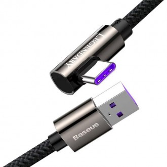 Кабель Baseus Legend Series Elbow USB-USB-C, 2м, Black 
 
Отправка данного товар. . фото 3