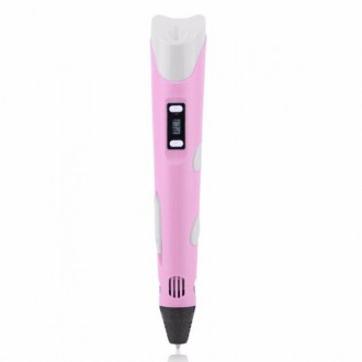 3D ручка Smart 3D Pen 2 c LCD дисплеем. AG-150 Цвет: розовый. Кропивницкий. фото 1 3D ручка Smart 3D Pen 2 c LCD дисплеем. AG-150 Цвет: розовый. Кропивницкий. фото 1