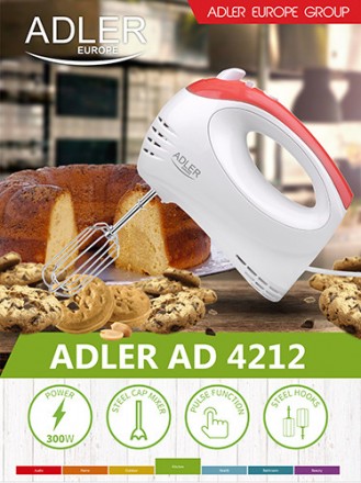 Миксер - блендер Adler AD 4212
Кухонный миксер Handy 300 W. Обязательно для кажд. . фото 7