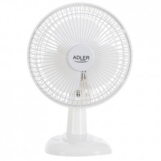 Вентилятор Adler AD 7301
Ефективний вентилятор потужністю 30 Вт. Він охолоджує п. . фото 2