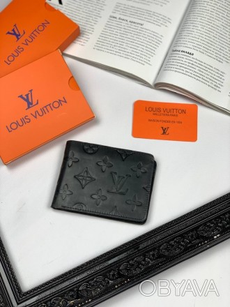 
 
 Кожанный кошелек Louis Vuitton Monogram Leather Black
Материал : Натуральная. . фото 1