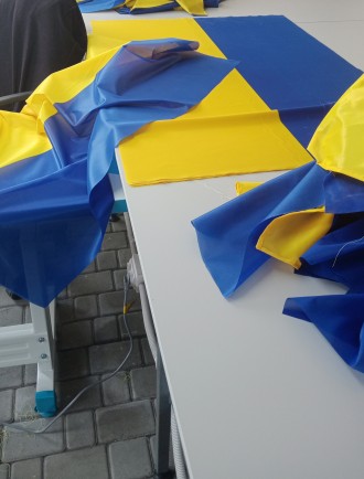 Виготовляємо прапори України високої якості. Матеріал- тканина банерова(спеціаль. . фото 3