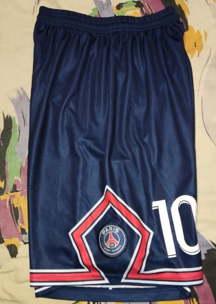 Футбольные шорты Ausalvador FC Paris Saint Germain, Neymar JR, размер соответств. . фото 4