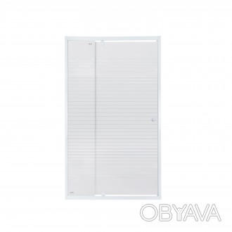 Душові двері в нішу Qtap Pisces WHI201-11.CP5 виготовлені з міцного скла товщино. . фото 1