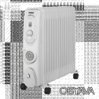 Масляный радиатор OH1501 2900 Вт идеален для обогрева помещений. 
Устройство осн. . фото 1