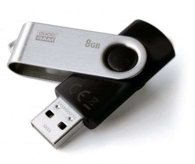 Флеш-накопичувач USB 8GB GOODRAM UTS2 Black 
 
Отправка данного товара производи. . фото 2