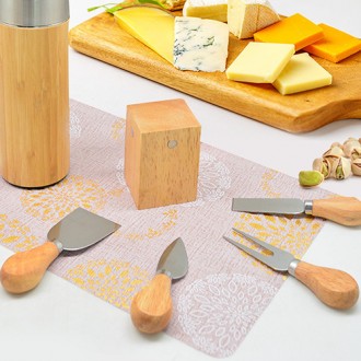 Набір ножів для сиру з підставкою 14 х 6 см
Набір ножів для нарізки і подачі тве. . фото 3