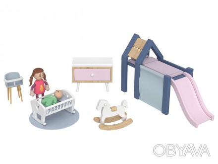 Характеристика:
 
Меблі для дитячої кімнати:
	з багатьма цікавими деталями, таки. . фото 1