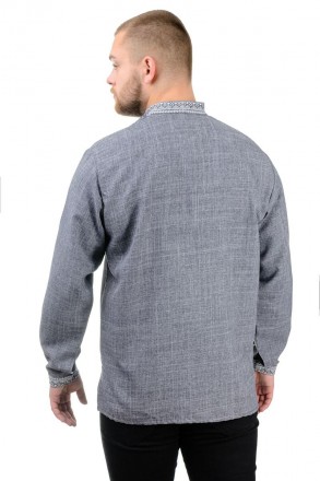 Мужская сорочка-вышиванка Вышитые рубашки пользуются популярностью на сегодняшни. . фото 4