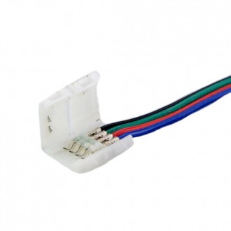 Конектор PROLUM™ для LED стрічки 10 мм, RGB + 2 затискача Комплектуючі окремо ві. . фото 9