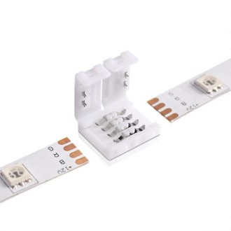Конектор PROLUM™ для LED стрічки 5050, RGB, 10мм Комплектуючі окремо від основно. . фото 4