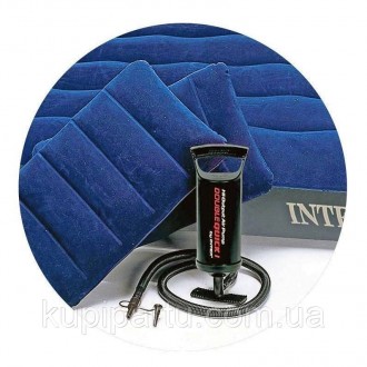 Комплектация матраса В комплект надувного матраса Intex 64755-2 с двумя подушкам. . фото 3