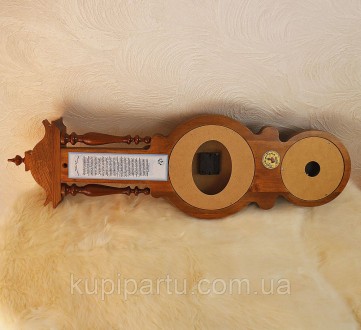 Настенные часы «Консул» ручной работы выполнены из натурального дерева. Часовой . . фото 6