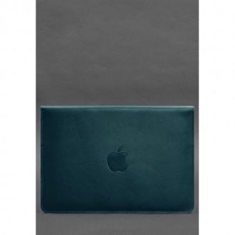 Шкіряний чорний чохол для:
	MacBook Pro 16" (2020) – 35,8х24,6х1,5 см,
	MacBook . . фото 3