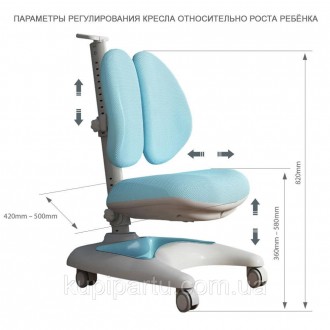 Ортопедична кресло для мальчика FunDesk Premio
 
 
Ортопедичне крісло FunDesk Pr. . фото 10