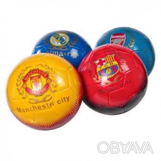 М'яч футбольний BT-FB-0235 PVC 320г 4в.4кол./30/